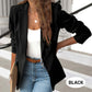 🧥 50% RABATT NU! ✨ Elegant Enfärgad Jacka – Klassisk Kavajkrage & Mjukt Tyg – Perfekt för Arbete & Vardag – Enkel att Styla 🌸