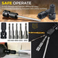 🔧 Köp 1  få 1 Gratis! ⚡ Konverterare för Uttag med Sexkantsskaft – 1/2" till 1/4" Snabbkoppling – Perfekt för Bilreparationer & Träarbete – Hållbar Cr-Mo Stål 🛠️
