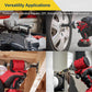 🔧 50% RABATT NU! 🛠️ Adaptersats för Lågprofil-slaghylsor – 4 Storlekar & Cr-Mo Stål – Perfekt för Bilreparationer & DIY – Kompakt & Hållbar 💪