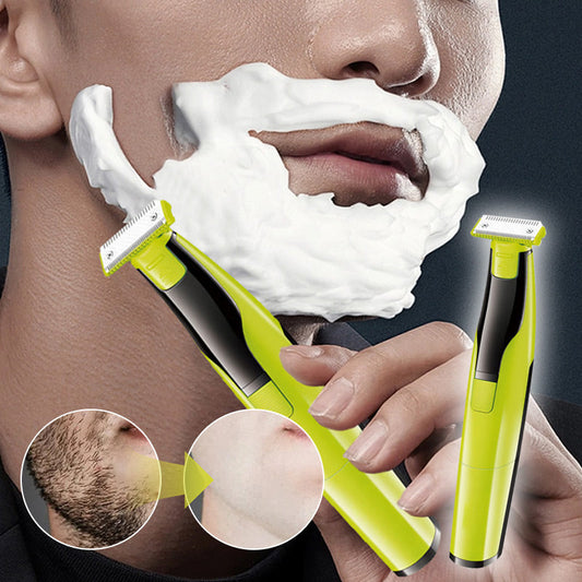 ⚡ 50% RABATT NU! 🪒 Multifunktionell Elektrisk Vattentät Sladdlös Rakapparat – Precisionstrimning, Våt & Torr Användning, Komplett Groomingset ✨