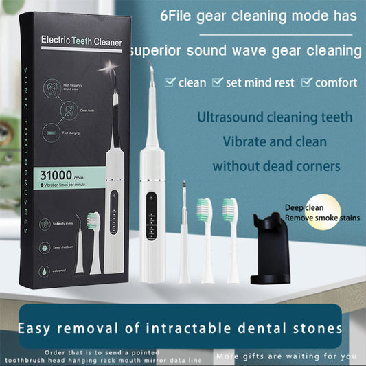 🦷 50% RABATT! ⚡ Professionell Ultraljudstandrengörare – Multifunktion, 3 Hastigheter & Tyst Design 🌟