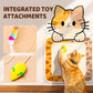 🐱 50% RABATT NU! 🏠 Väggmonterad Kattklösbräda – Ingen Borrning & Platsbesparande – Perfekt för Lägenheter & Små Ytor – Håller Katten Sysselsatt 🧶