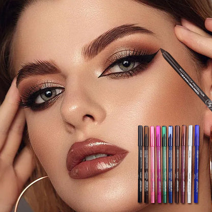 🔥50 % rabatt så länge lagret räcker!💕10 färgade gelpennor för eyeliner
