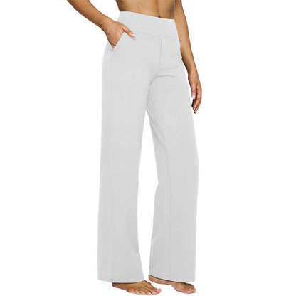 🧘‍♀️ 50% RABATT 💫 | Högmidjade Stretchiga Yogabyxor – Magkontroll & Andningsbar Komfort