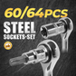 🔧 50% RABATT NU! 🛠️ CASOMAN 64-delars Hylsnyckelsats – CR-V Stål, Spärrskaft & Bits – Slitstark, Mångsidig & Praktisk 🧰