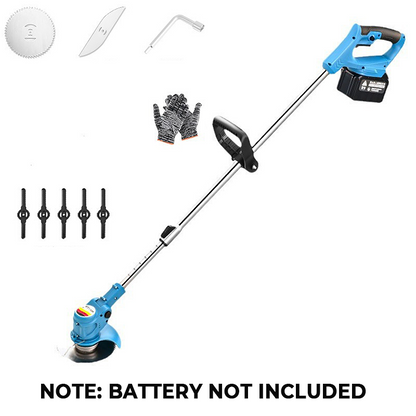 🌿 50% RABATT NU! 🛠️ Sladdlös Grästrimmerkit – Utbytbara Blad, Teleskophandtag & 90° Flexibelt Huvud – Kraftfull, Säker & Ergonomisk 🏡