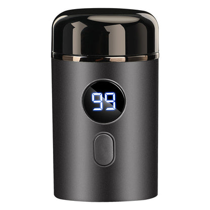 ⚡ 50 % RABATT NU! 🪒 Kraftfull mini elektrisk rakapparat med digital display – 18 blad, 3D-flytande huvud & vattentät – perfekt för resor och vardag 💈