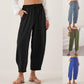 👖 50% RABATT NU! 🌿 Casual Byxor med Vida Ben & Dragsko för Kvinnor – Lätt Rynkade Detaljer & Sidfickor – Perfekt för Avslappnad Vardag ☀️