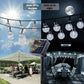 ☀️ 50% RABATT! ✨ Vattentäta solcellsdrivna LED-stränglampor för utomhusbruk