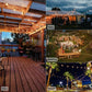 ☀️ 50% RABATT! ✨ Vattentäta solcellsdrivna LED-stränglampor för utomhusbruk