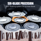 ⚡ 50 % RABATT NU! 🪒 6D vattentät hårborttagningskit – 6 blad, flytande huvud & IPX7 – perfekt för slät rakning hemma 💈