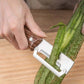 🥕 50% RABATT 🔪 | Multifunktionell Skalare – Rakbladsvass & Ergonomiskt Trähandtag