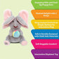 Bonito peluche de elefante para jugar al escondite