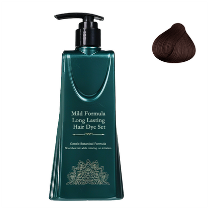 💇‍♀️ Set de Tintes para el Cabello de Larga Duración - Cobertura de Canas sin Dañar el Cuero Cabelludo ✨🧴