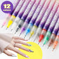💅 50 % RABATT NU! 🎨 12 färger nagelkonstpennor i set – levande färger, snabbtorkande & precisionsspets – perfekt för kreativ nageldesign ✨
