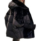 🔥Precalentamiento invernal: grandes descuentos🔥Abrigo oversize de punto con volumen para mujer: ¡un imprescindible para el invierno con diseño patchwork y máxima calidez!