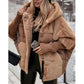 🔥Precalentamiento invernal: grandes descuentos🔥Abrigo oversize de punto con volumen para mujer: ¡un imprescindible para el invierno con diseño patchwork y máxima calidez!