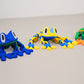 Imán para nevera con forma de rana en 3D