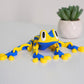 Imán para nevera con forma de rana en 3D