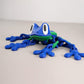 Imán para nevera con forma de rana en 3D