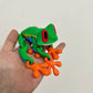 Imán para nevera con forma de rana en 3D