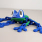 Imán para nevera con forma de rana en 3D