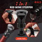 🍷 50 % RABATT NU! 🔒 2 i 1-propp för vinflaska – blomformad, vakuumtät & hällfunktion – håller vinet fräscht i upp till tio dagar ✨