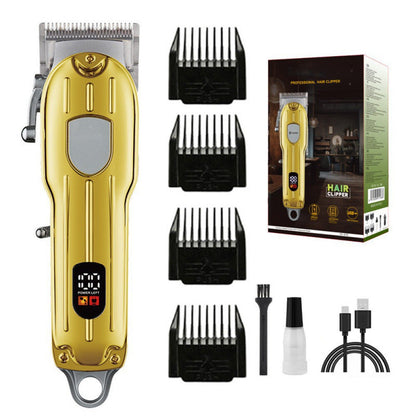 ⚡ 50 % RABATT NU! ✂️ Kraftfull långvarig uppladdningsbar hårklippare – 7200 RPM, 5h batteri & LCD – perfekt för hela familjen 💈