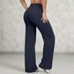 👖 50% RABATT NU! 🍑 Damernas Hög Midja Stretch Mjuka Byxor – Smör-Mjuk Yoga Leggings & Magekontroll 🧘‍♀️