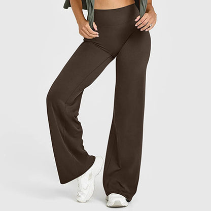 👖 50% RABATT NU! 🍑 Damernas Hög Midja Stretch Mjuka Byxor – Smör-Mjuk Yoga Leggings & Magekontroll 🧘‍♀️