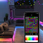 💡 50 % RABATT NU! 🌈 Smart vattentät LED-ljusslinga – oberoende kontrollchip, appstyrd & väderbeständig – perfekt för inomhus och utomhus 🏠