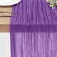 🕯️ 50% RABATT 🌸 | Bohemisk Plisserad Bordslöpare – Texturerad Design för Bröllop & Fest