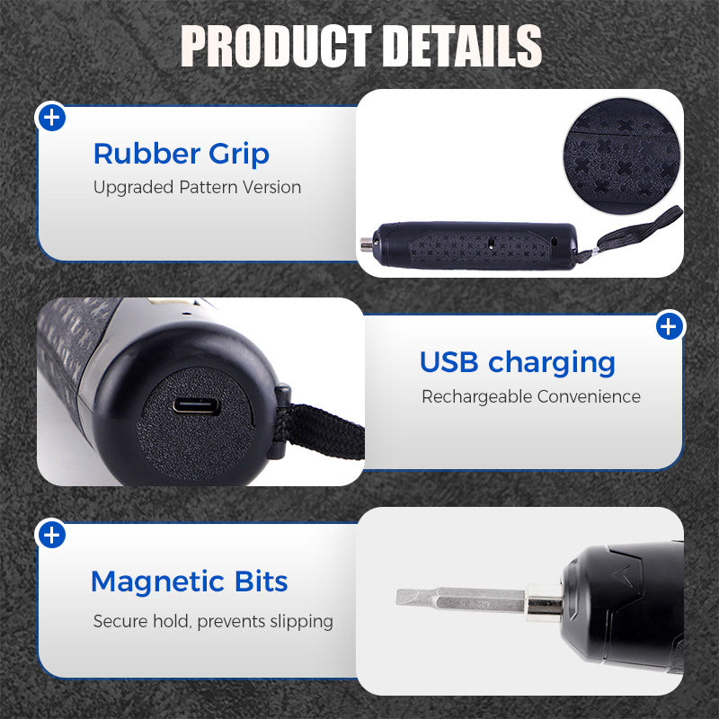 Portable Electric Rechargeable Screwdriver Set
