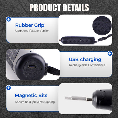 Portable Electric Rechargeable Screwdriver Set