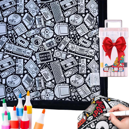 🔥LAST DAY SALE 50% OFF🔥 DIY Coloring Blanket with Markers
