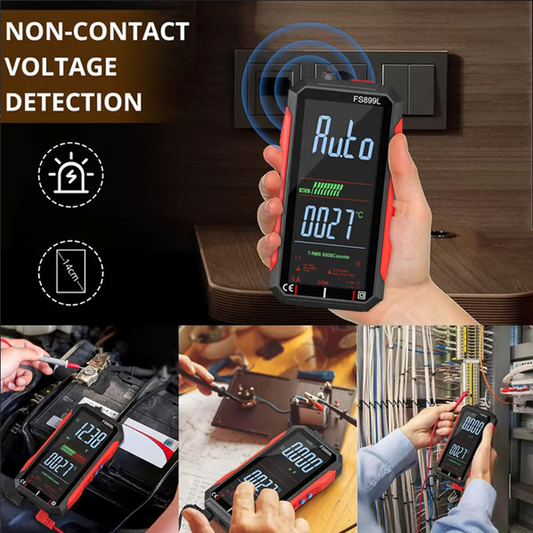 ⚡ 50% RABATT! USB Digital Multimeter – Snabbladdning, Automatisk Precision & Bakgrundsbelyst!