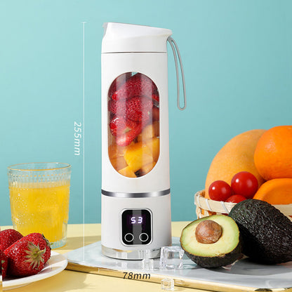 🥤 50% RABATT NU! ⚡ Färsk Juice på Några Sekunder – Kompakt & Sladdlös – Perfekt för Kontor, Gym & Resor – 450ml Kapacitet 🍎
