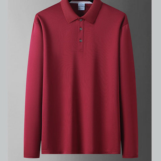 👔 50% RABATT! Herr Enfärgad Topp – Ultramjuk Premiumtyg ☁️🧵