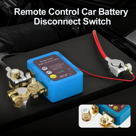 🚗 50% RABATT NU! 🔋 Fjärrstyrd Batterifrånkopplare för Bil – Ren Koppar, Smart Strömavstängning & Lågspänningsskydd – Förhindra Dött Batteri ✨