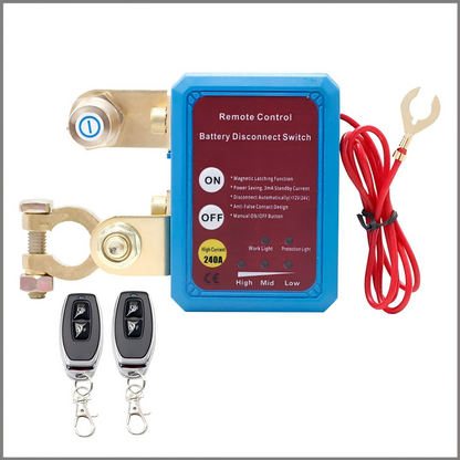 🚗 50% RABATT NU! 🔋 Fjärrstyrd Batterifrånkopplare för Bil – Ren Koppar, Smart Strömavstängning & Lågspänningsskydd – Förhindra Dött Batteri ✨