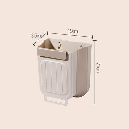 🗑️ 50% RABATT NU! 🧺 Mångsidig Hängande Hopfällbar Soptunna för Kök – Platsbesparande, Stark Bärförmåga & Mångsidig ✨