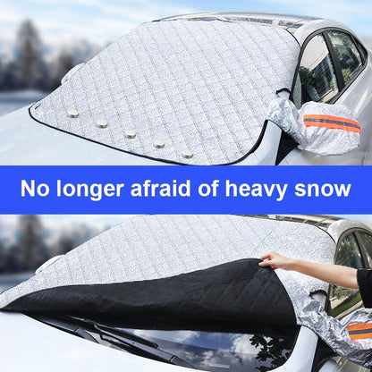 🚗 50 % RABATT NU! ❄️ Vindruteskydd med sugkoppar för bil – blockerar 99 % UV & stoppar frost och snö 🛡️