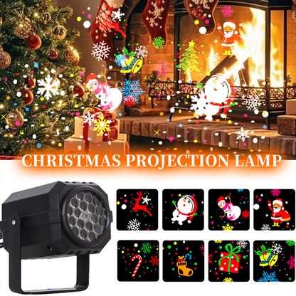 🎄 50 % RABATT NU! ❄️ Roterande LED-julprojektor – 8 festliga mönster & vattentät, perfekt för julpynt utomhus 🏠
