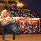 🎄 50 % RABATT NU! ❄️ Roterande LED-julprojektor – 8 festliga mönster & vattentät, perfekt för julpynt utomhus 🏠