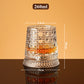 🥃 50% RABATT 💎 | 360° Roterande Whiskyglas – Stresslindring & Aromväckare