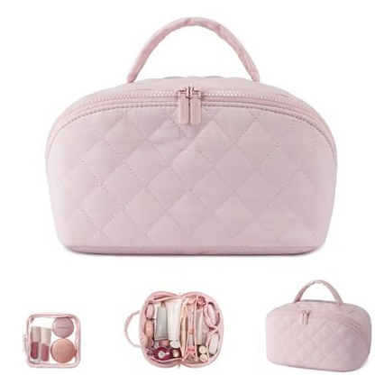 ✨Het rea🔥Bärbar sminkväska med stor kapacitet och handtag