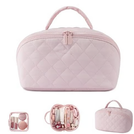 ✨Het rea🔥Bärbar sminkväska med stor kapacitet och handtag