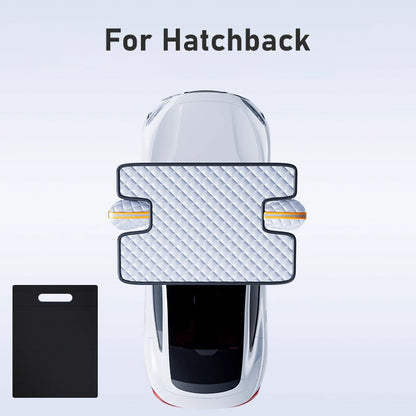 Åretrunt-Tjockt Vindrutetäck för Snö