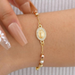 📿 50% RABATT NU! ✨ Elegant Armband med Kors och Strassstenar – Trefärgad Design & Symbolisk Berlock – Perfekt för Vardag & Fest – En Meningsfull Present 💖