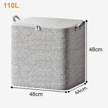 🔔 50 % RABATT🔥Extra stor förvaringslåda med lock – mångsidig för kläder, filtar och sängkläder